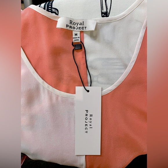 Color Block Silk Tank - Picture 5 of 6